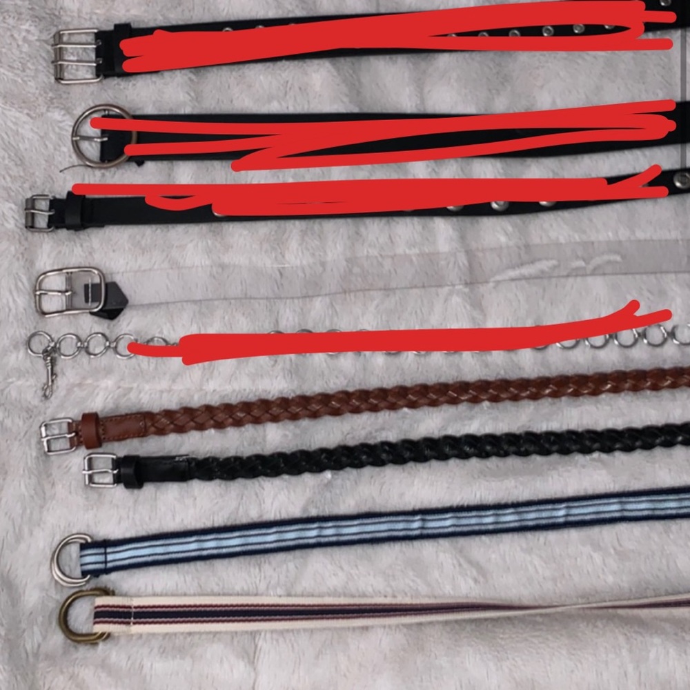 Brandy melville belts $10 for 1